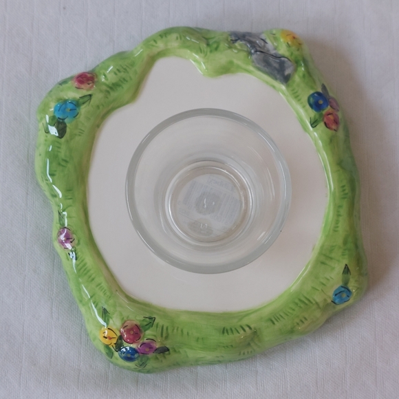 🦋Penco Industries Ceramic candle holder NWOT - Picture 8 of 12